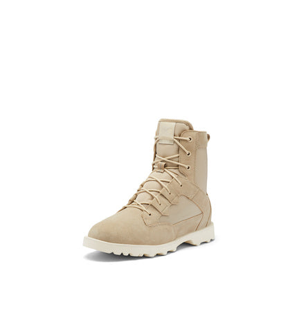 Sorel Men's Caribou OTM WP Boot — Ancient Fossil, Chalk — Waterproof Leather Rain Boots — Size 7