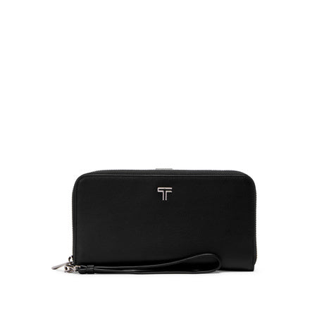 Tumi Unisex Travel Wallet (New Style On Bom) Black/Gunmetal One Size