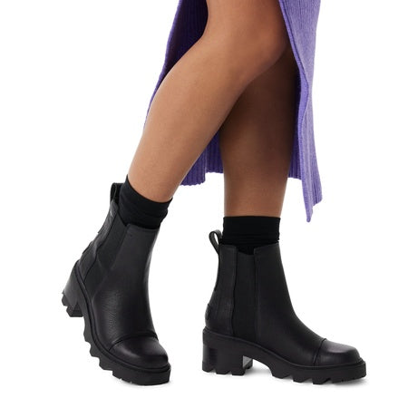 SOREL Women's Joan Now Chelsea Boot - Black, Black - 11