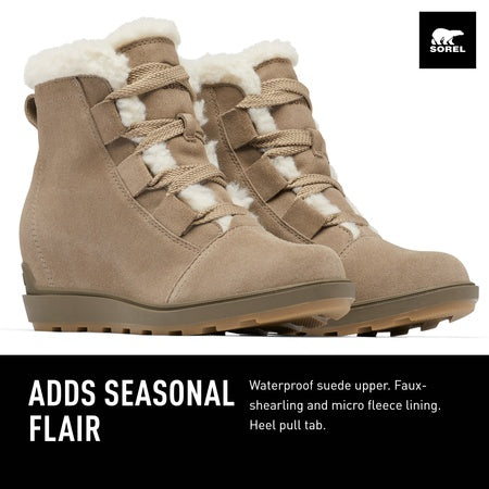 Sorel Women's Evie ll Cozy Boot - Omega Taupe, Wet Sand - 11