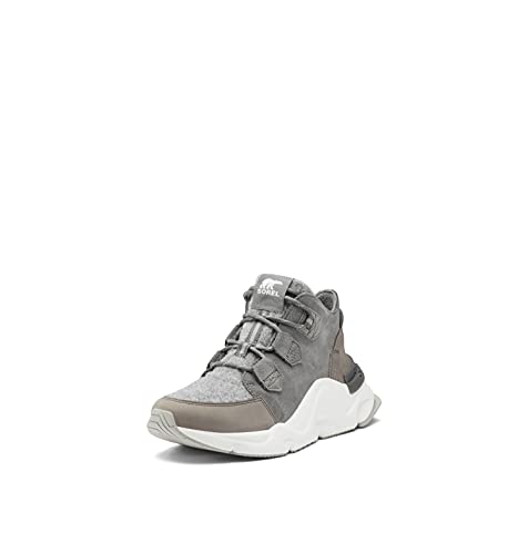 Sorel Women's Kinetic Rngd Caribou Boot — Quarry, Sea Salt — Waterproof Leather Winter Boots — Size 7