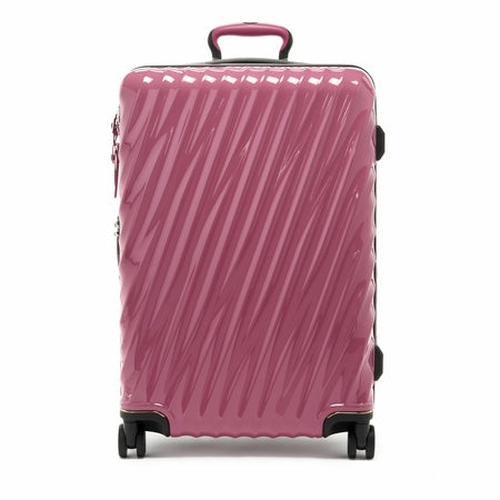 TUMI - 19 Degree Large Expandable Checked Luggage - 4-Wheels - Durable Hard Shell Zipper Expansion Checked Bag - Suitcase - Hibiscus
