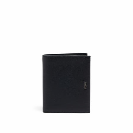 Tumi Mens Passport Case Black Embossed One Size