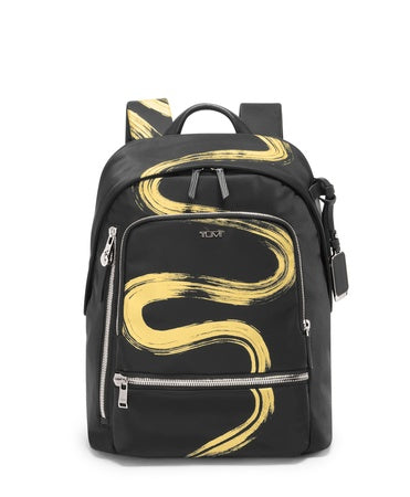 TUMI - Voyageur Halsey Backpack - Travel Backpack - For Business, Fashion, Commute - Holds Up to 14" Screens - Gold Brush Stroke