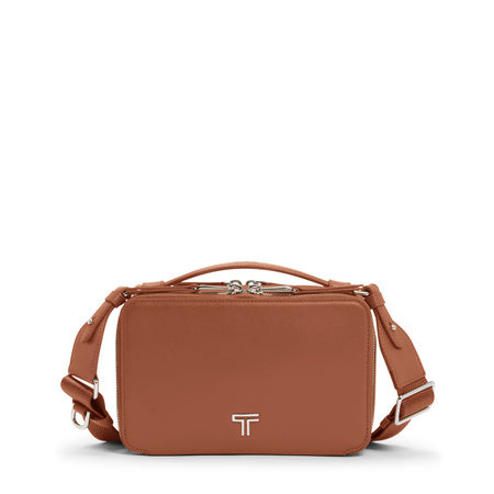 TUMI - Voyageur Myla Crossbody - Stylish Shoulder Bag with Key Leash, Card Pockets & More - Everyday Women's Purse - Sienna