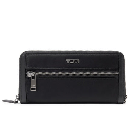 Tumi Unisex Zip Around Continental Black/Gunmetal One Size