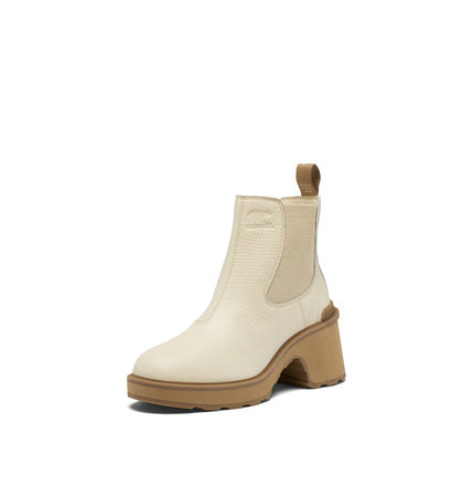 Sorel Hi-Line™ Heel Chelsea Bleached Ceramic/Caribou Buff 10.5 B (M)