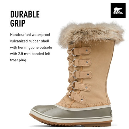 Sorel Womens Joan of Arctic Waterproof Boots - Ceramic, Gum 2 - Size 6