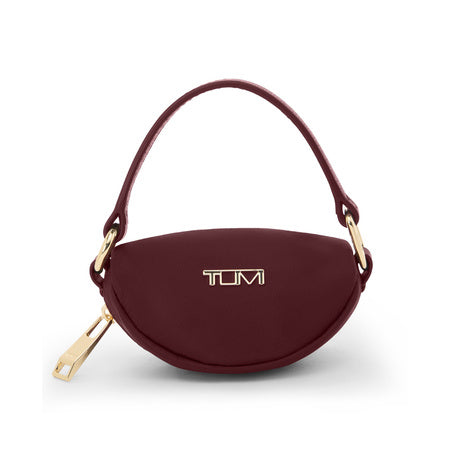Tumi Womens Charm Pouch Wine One Size