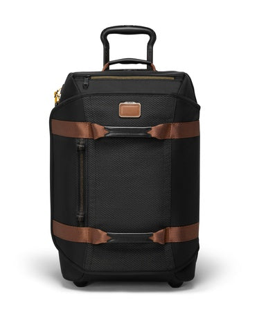 TUMI - Alpha Bravo International 2 Wheeled Duffel Backpack Carry-On - Adjustable Compact Travel Bag - 21.8" X 14.0" X 9.0" - Black Onyx