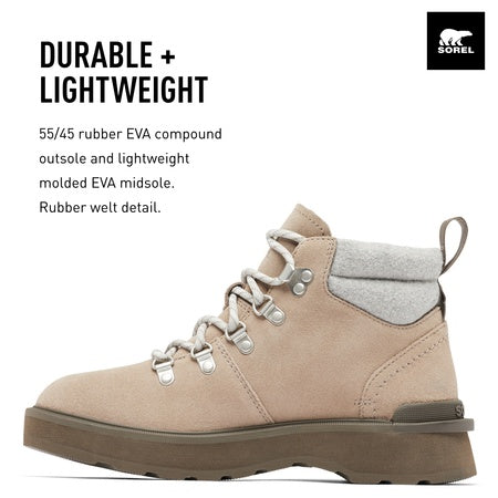 Sorel Women's Hi-Line Hiker Cozy Boots - Omega Taupe, Major - Size 5