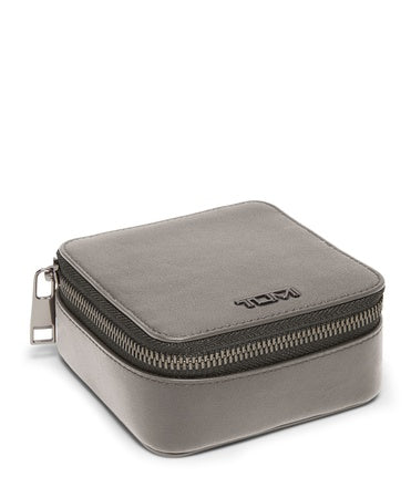 Tumi Womens Jewelry Case Pewter Metallic One Size