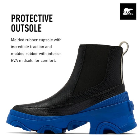 Sorel Brex™ Boot Chelsea Black/Cobalt Blue 7 B (M)