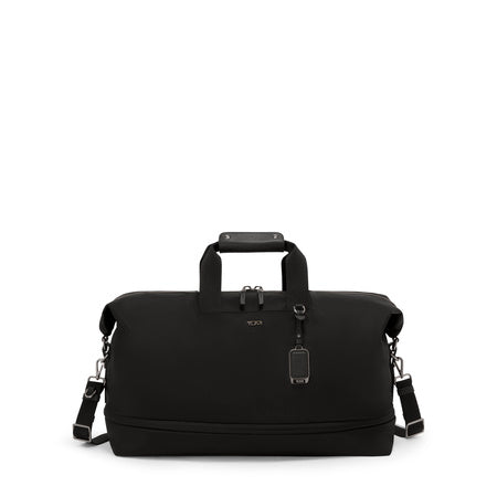 TUMI - Voyageur - Rhys Expandable Duffel - Lightweight Unisex Weekender Duffel Travel Bag - Black/Gunmetal
