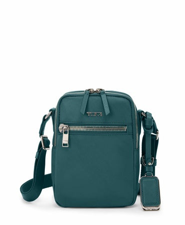 TUMI - Voyageur Persia Crossbody - Nylon Crossbody Travel Shoulder Bag for Women & Men - Stain- & Water-Resistant Fabric - Lagoon