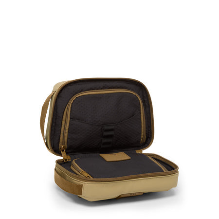 TUMI - Alpha Bravo Response Travel Kit - Men's Travel Organizer - Hanging Toiletry Bag - 6.3" X 9.5" X 3.5" - Khaki