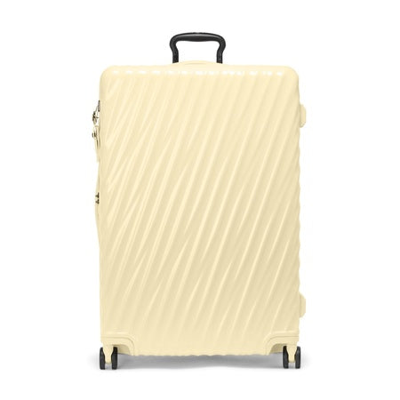TUMI - 19 Degree Large Expandable Checked Luggage - 4-Wheels - Durable Hard Shell Zipper Expansion Checked Bag - Suitcase - Washed Yellow