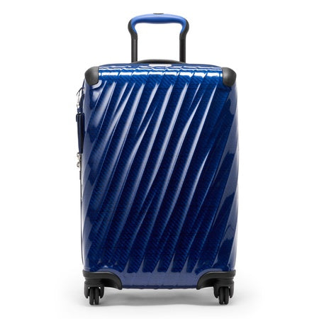 TUMI - 19 Degree Lite 4 Wheel Luggage - Lightweight and Highly Durable, Modern Contour, Hard Shell Men's and Women's Suitcase - 21.75" Carry-On, Cobalt