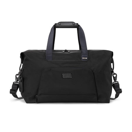Tumi Unisex Double Expansion Duffel, Black, One Size