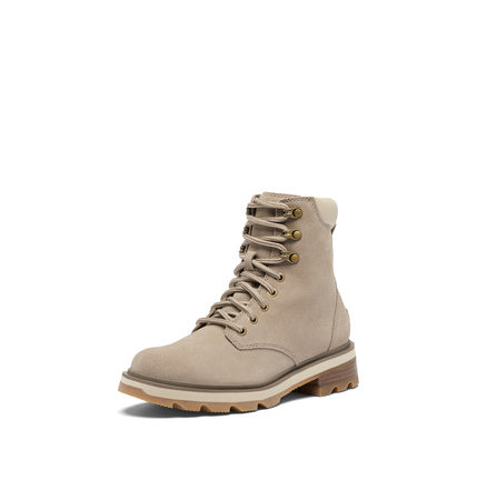 Sorel Women's Lennox Lace Waterproof Boots - Omega Taupe, Gum 2 - Size 7.5