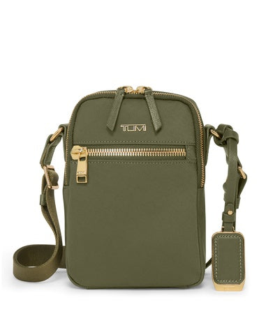 TUMI - Voyageur Persia Crossbody - Nylon Crossbody Travel Shoulder Bag for Women & Men - Stain- & Water-Resistant Fabric - Olive