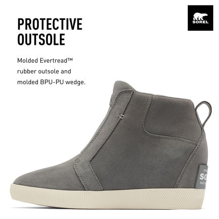 Sorel Out N About™ Pull-On Wedge Quarry/Sea Salt 12 B (M)