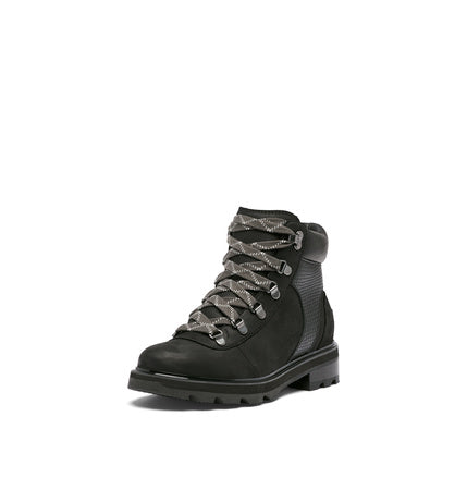 Sorel Women's Lennox Hiker Waterproof Boots - Black, Gum 2 - Size 10
