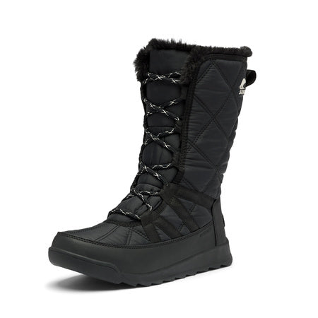 Sorel Womens Whitney II Tall Lace Wateproof Nylon Warm Winter Boots - Black - 11