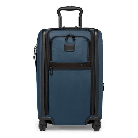 TUMI - Alpha Dual Access Expandable Carry-On Luggage - Zipper Expansion - Durable Ballistic Nylon Lightweight Suitcase -TSA Lock Tracer - Navy