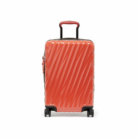 TUMI - 19 Degree Expandable Carry-On - 4-Wheeled Hard Shell Suitcase - 21.8" X 14.0" X 9.0" - Coral
