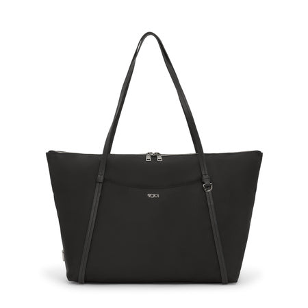 TUMI - Voyageur Q Tote - Women's Everyday Work and Travel Bag - Black & Gunmetal Hardware