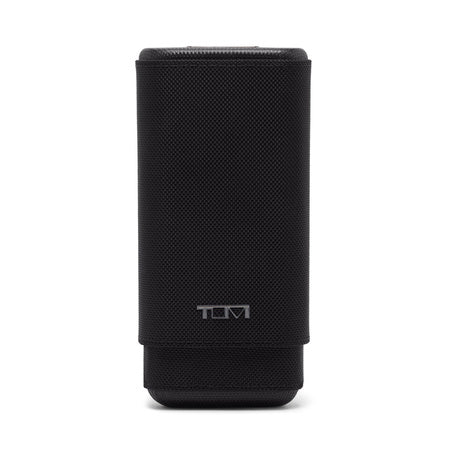 TUMI - Travel Accessories Cigar Case - Keep up to 3 Cigars Fresh - Spanish Cedarwood Interior - Black