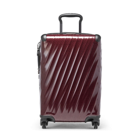 TUMI - 19 Degree Lite 4 Wheel Luggage - Lightweight and Highly Durable, Modern Contour, Hard Shell Men's and Women's Suitcase - 21.75" Carry-On, Wine