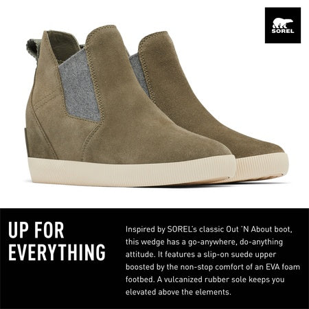 Sorel Out N About™ Slip-On Wedge II Stone Green/Bleached Ceramic 10.5 B (M)