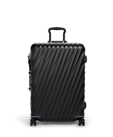 TUMI - 19 Degree Frame 4 Wheel Luggage - Lightweight and Highly Durable, Modern Design, Double-Lock Closure Hard Shell Men's and Women's Suitcase - 26" Short Trip Packing Case, Black Texture
