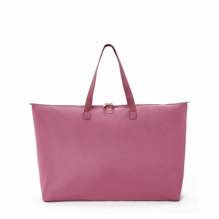 TUMI - Just In Case Tote - Packable Travel Bag - Foldable Travel Tote Bag- Water-Resistant Tote - 14.0" X 23.0" X 9.0" - Hibiscus Pink