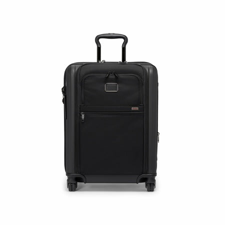 TUMI - Alpha Hybrid Continental Expandable 4 Wheeled Carry-On - Zip Expansion Suitcase for Extended Trips & Weekend Getaways - Black