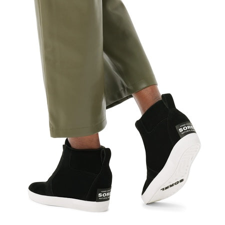 Sorel Out N About™ Pull-On Wedge Black/Sea Salt 12 B (M)