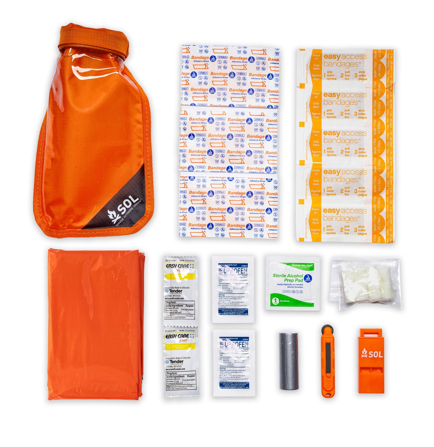 SOL Survival Medical Kit in Dry Bag
