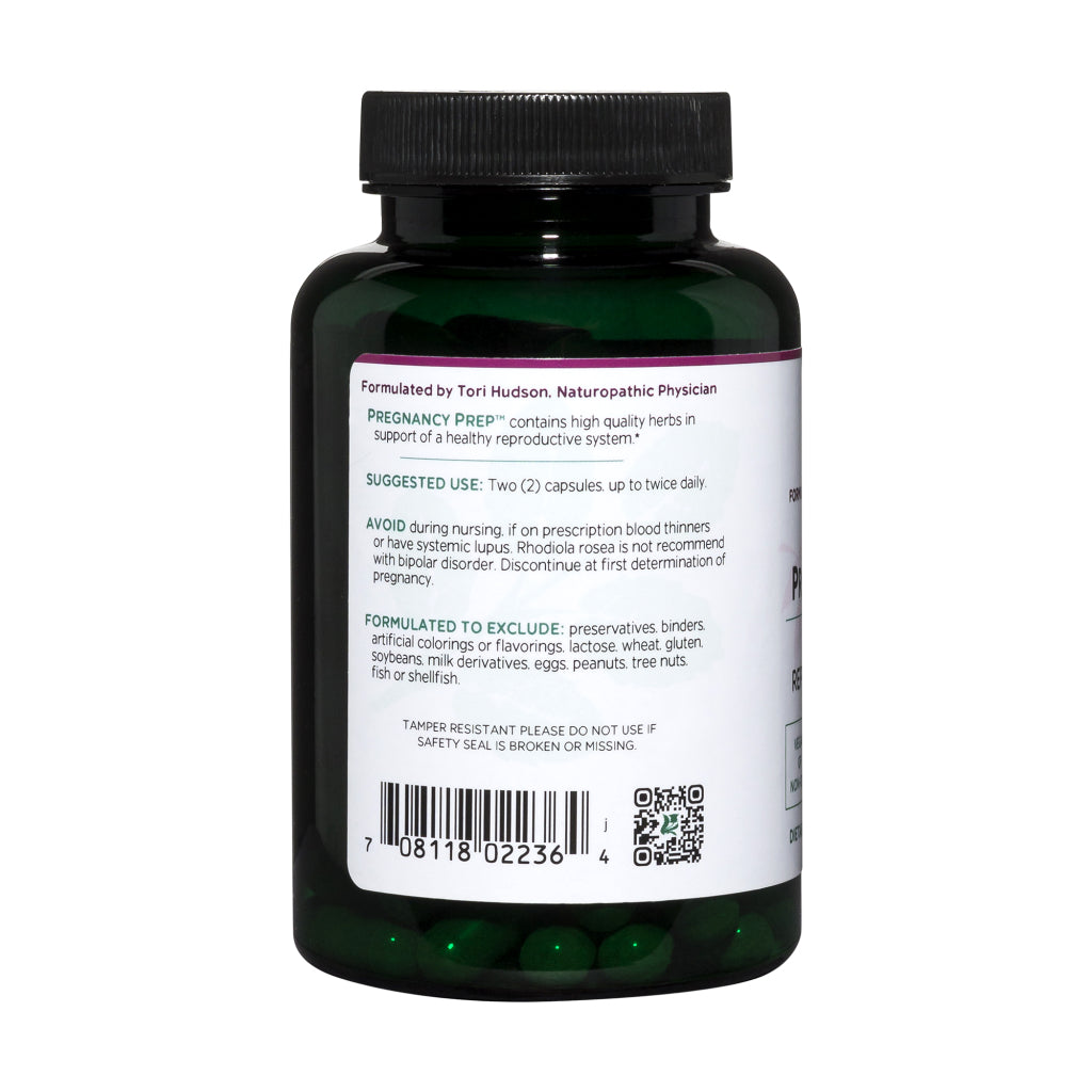Vitanica Pregnancy Prep, Reproductive System Support, Vegan, 120 Capsules