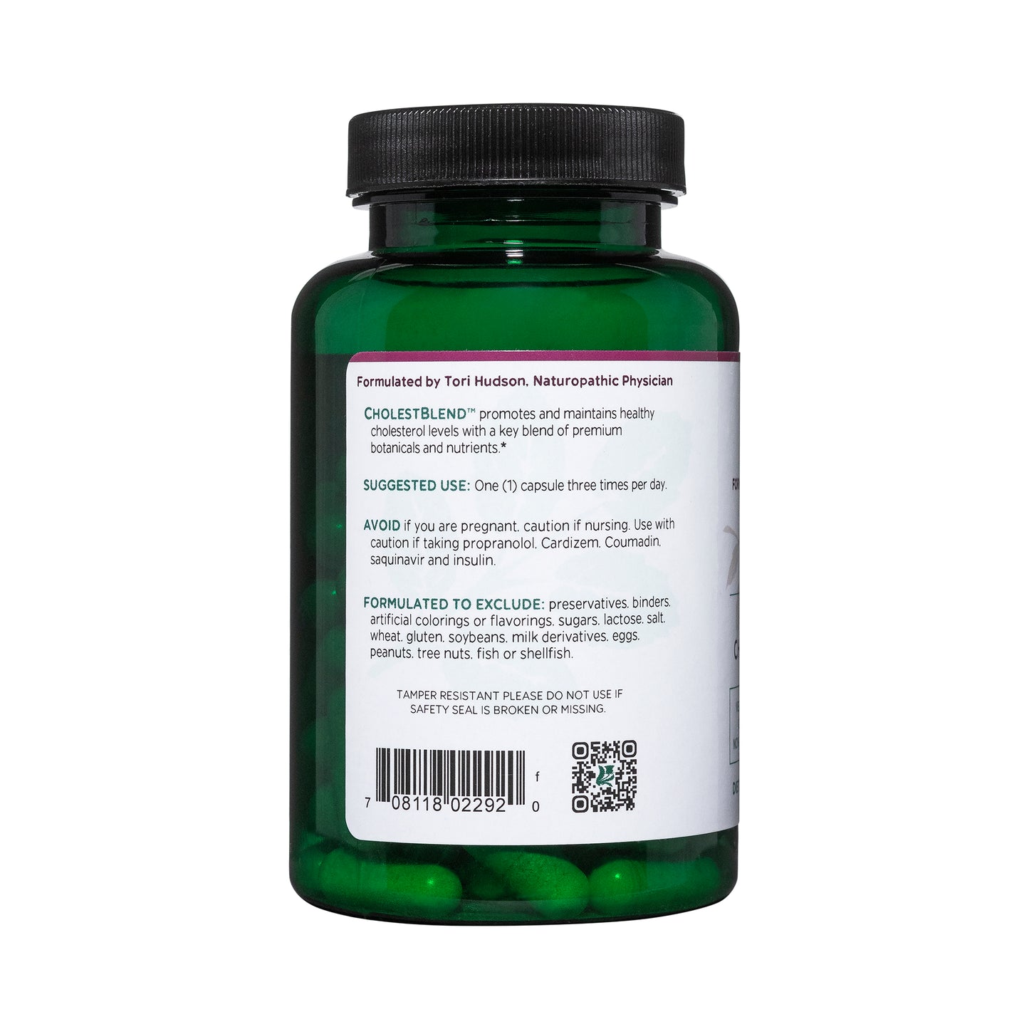 Vitanica Cholestblend, Cholesterol Support, Vegan, 90 Capsules