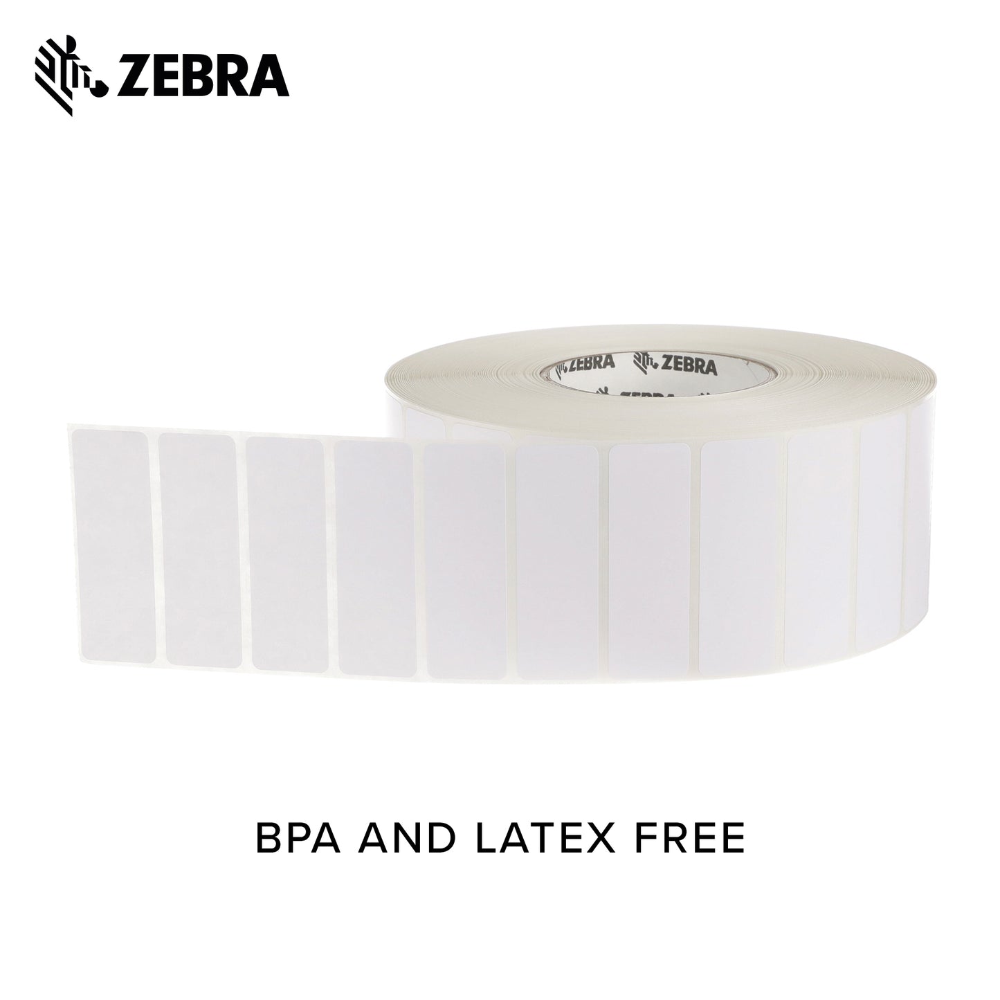 Zebra 3 x 1 in Direct Thermal Paper Labels Z-Perform 2000D Permanent Adhesive Shipping Labels 3 in Core 6 rolls 10031653SP
