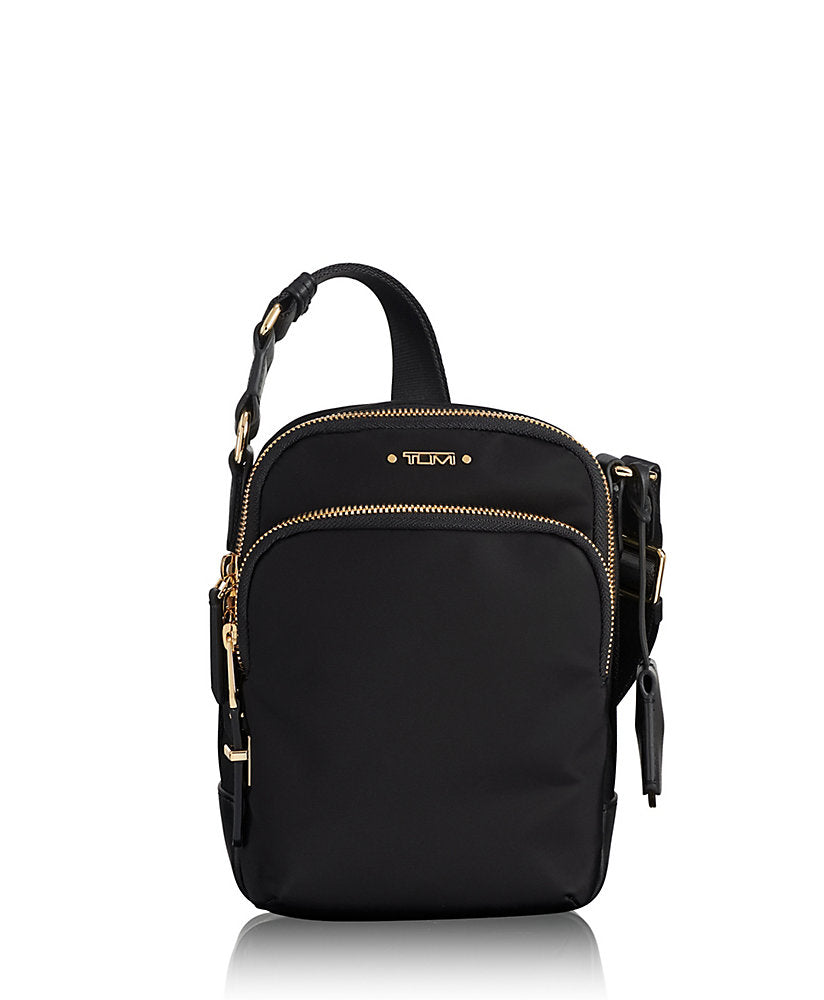 TUMI Voyageur Ruma Crossbody Bag - Chic and Practical Over-the-Shoulder Satchel for Women - Black