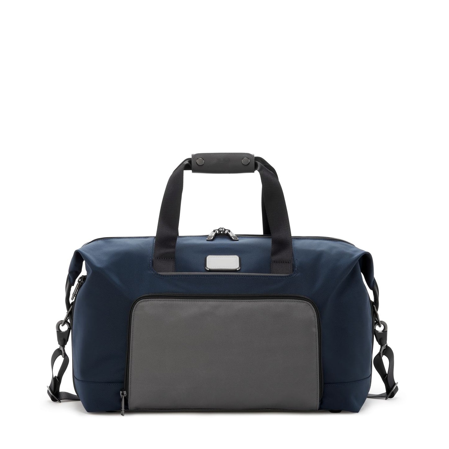 TUMI - Alpha Double Expansion Duffel - Business & Weekend Travel Duffel Bag - Designed for Durability & Functionality - Navy/Grey