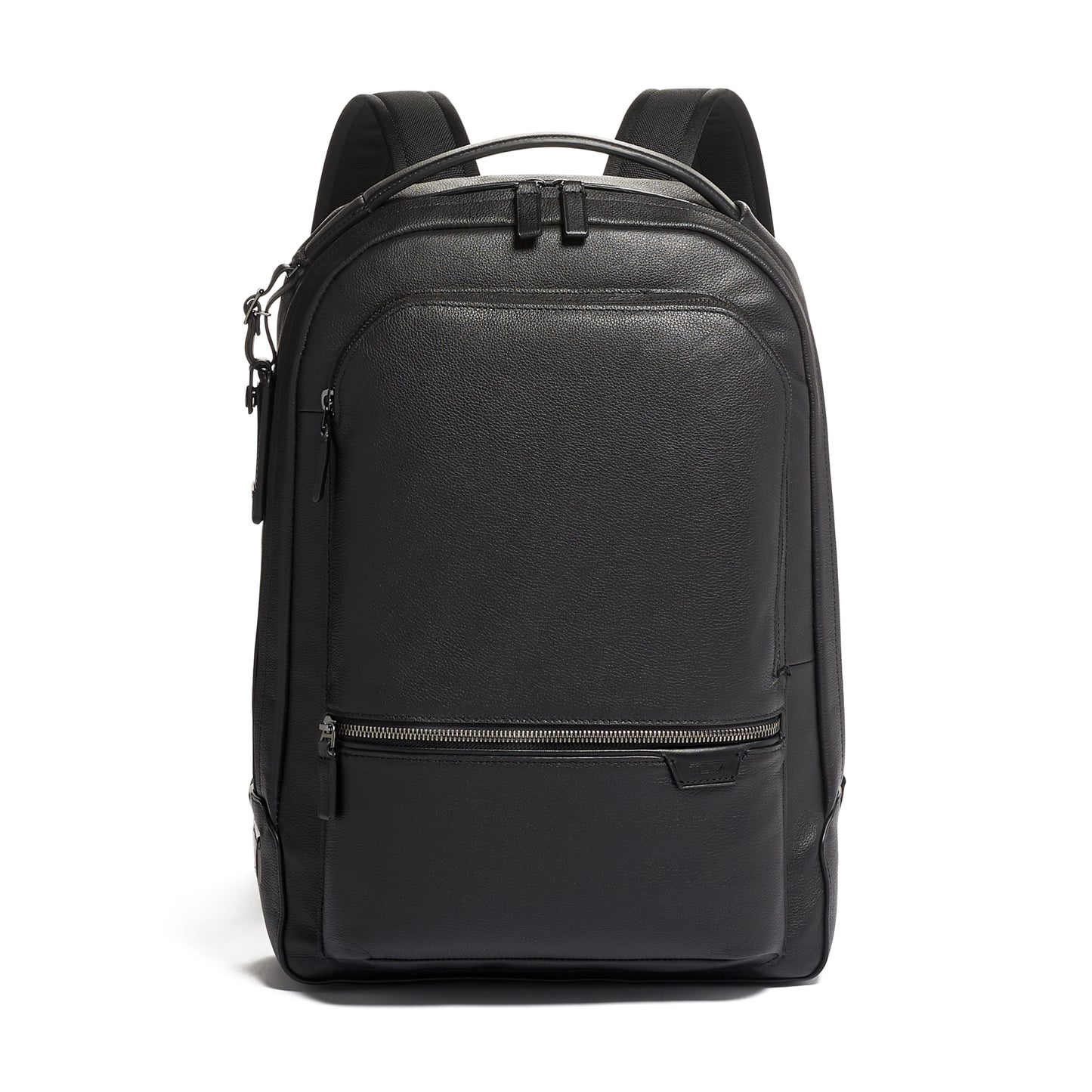 TUMI - Harrison Bradner Backpack - Men's Laptop Bag for Business & Travel - Fits up to 14" Screen - 16.5" X 11.5" X 3.5" - Black Leather