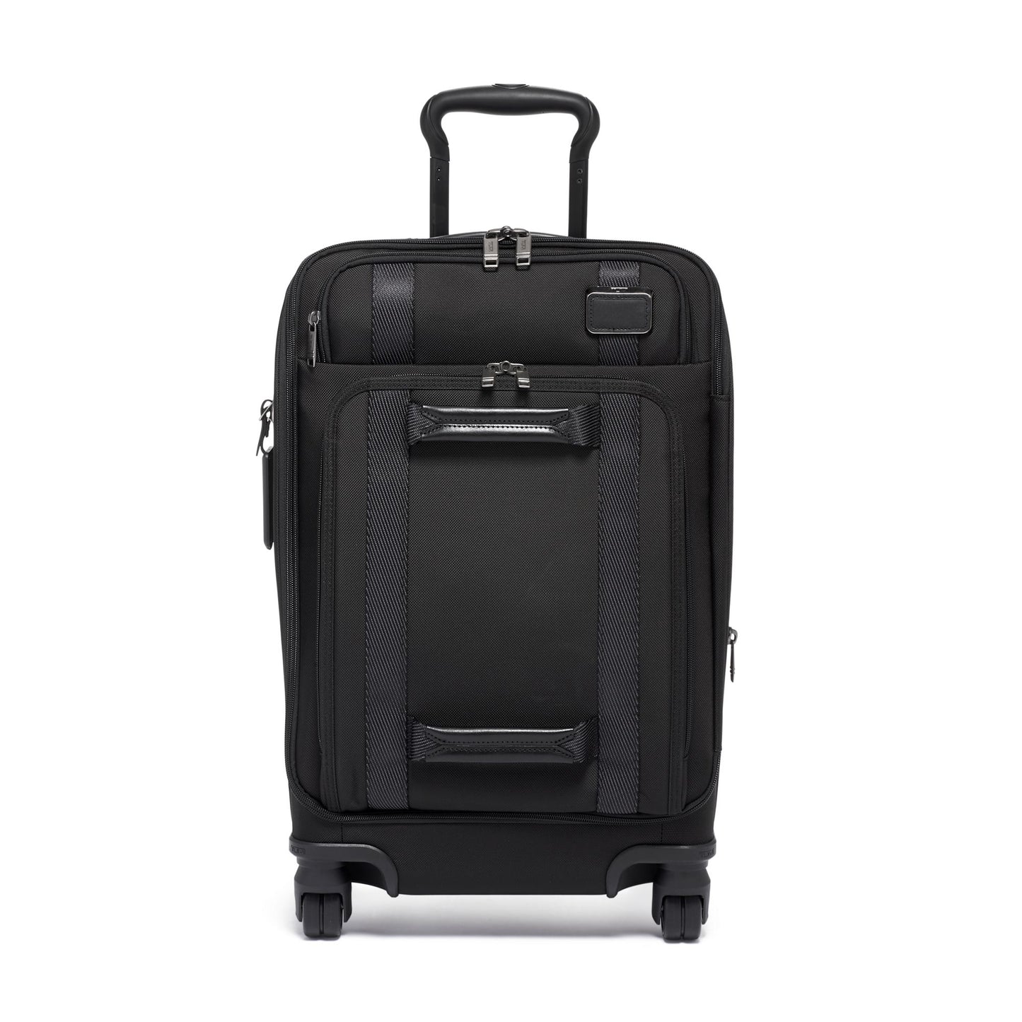 TUMI Men's Merge International Front Lid 4 Wheeled Carry On Suitcase, Black, One Size