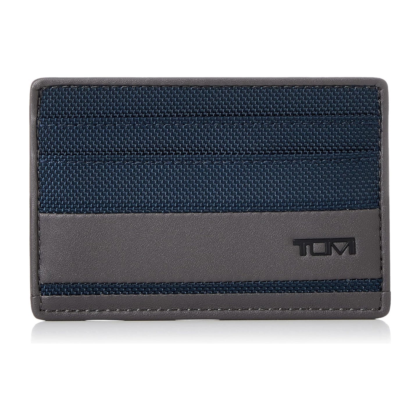 TUMI - Alpha Slim Card Case - Slim Billfold Wallet for Travel - Slip Pocket Wallet - Small Wallet - 2.8" X 4.1" X 0.2" - Navy/Grey