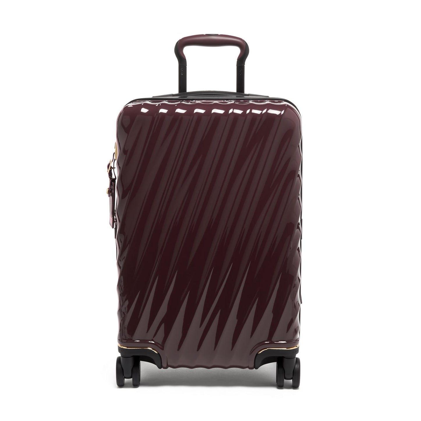 TUMI - 19 Degree Expandable Carry-On - 4-Wheeled Hard Shell Suitcase - 21.8" X 14.0" X 9.0" - Beetroot