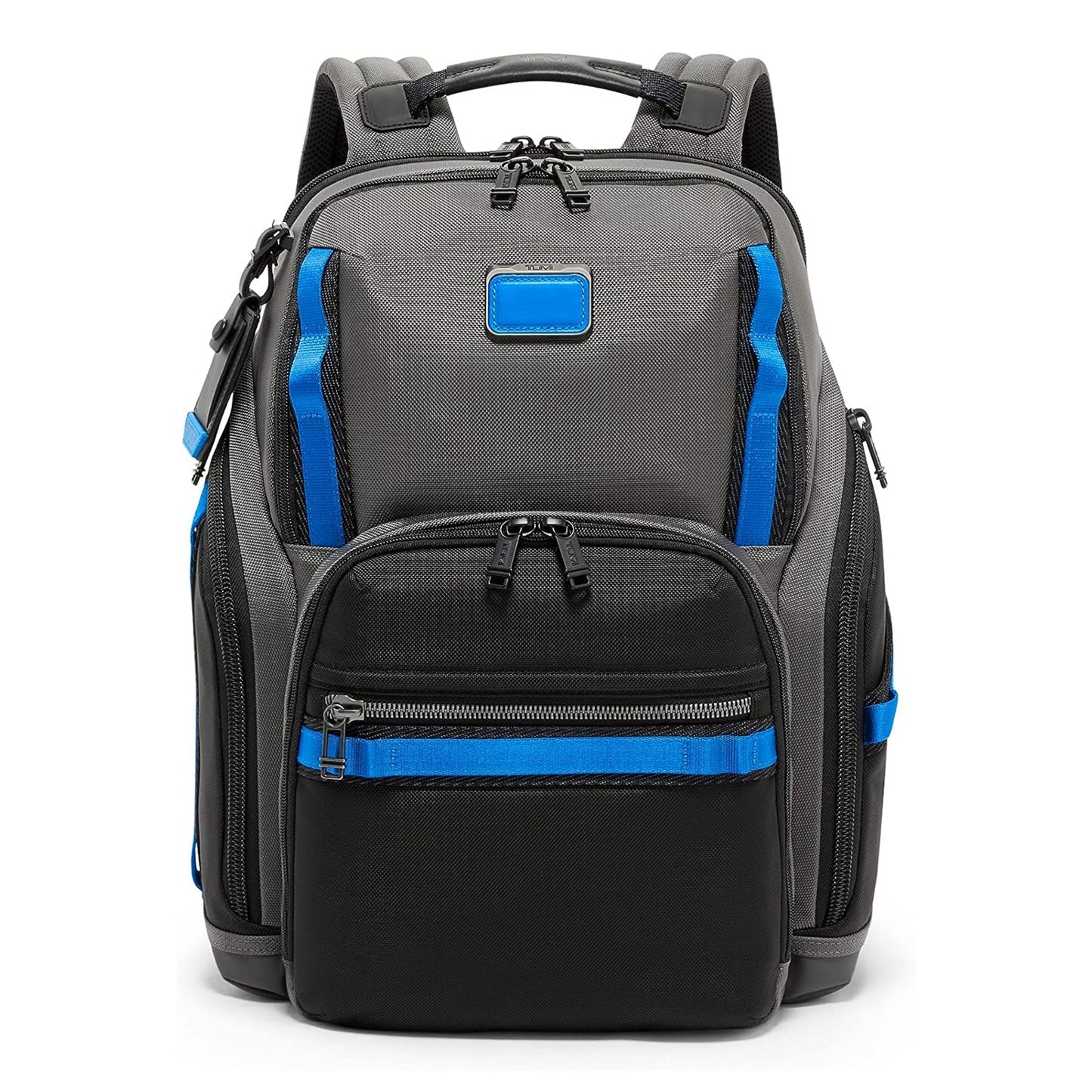 TUMI - Alpha Bravo Search Backpack - Laptop Backpack for Men & Women - Backpack for Work & Travel - 17.0" X 14.0" X 8.3" - Grey/Blue
