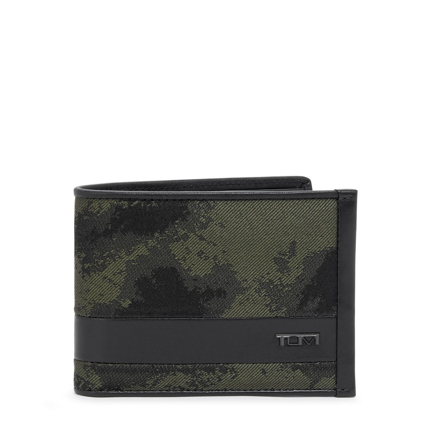 TUMI - Alpha Double Billfold - Men's Premium Wallet - Secure & Durable with Hidden Card Pocket - Camo Jacquard